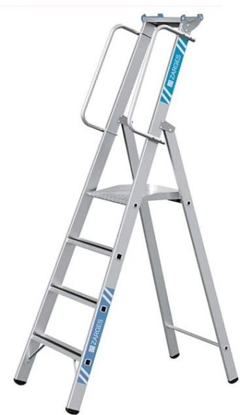 Échelle double à marches serties - 4 marches.