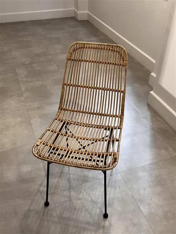 Chaise en paille (Lot de 2)