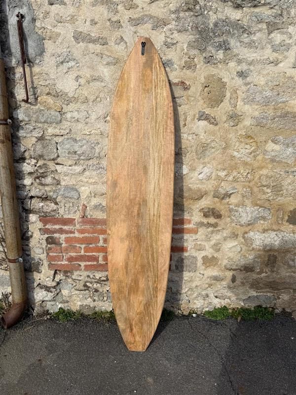 Planche de surf en bois décorative