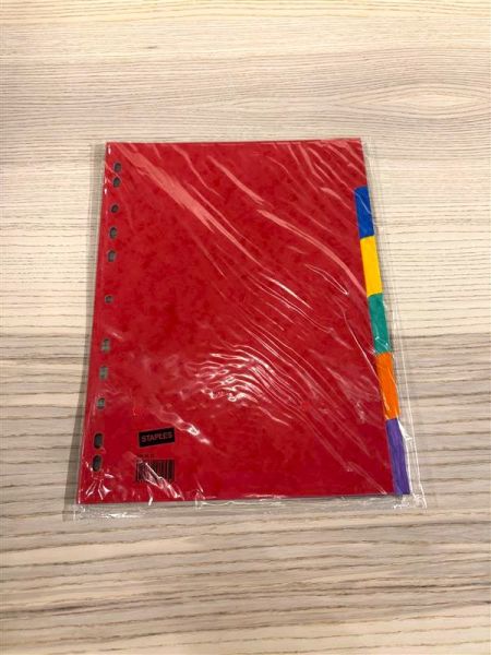Intercalaires 6 touches - STAPLES