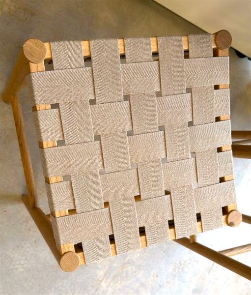 Tabouret damier - Lot de 2