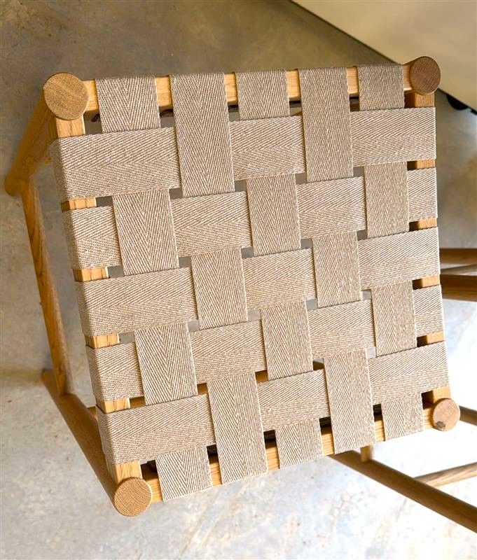 Tabouret damier - Lot de 2
